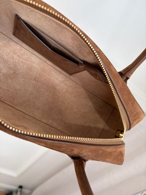 Alaïa Tan Le Teckel medium nubuck shoulder bag