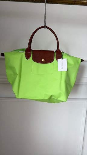 Longchamp Apple Green Le Pliage Tote