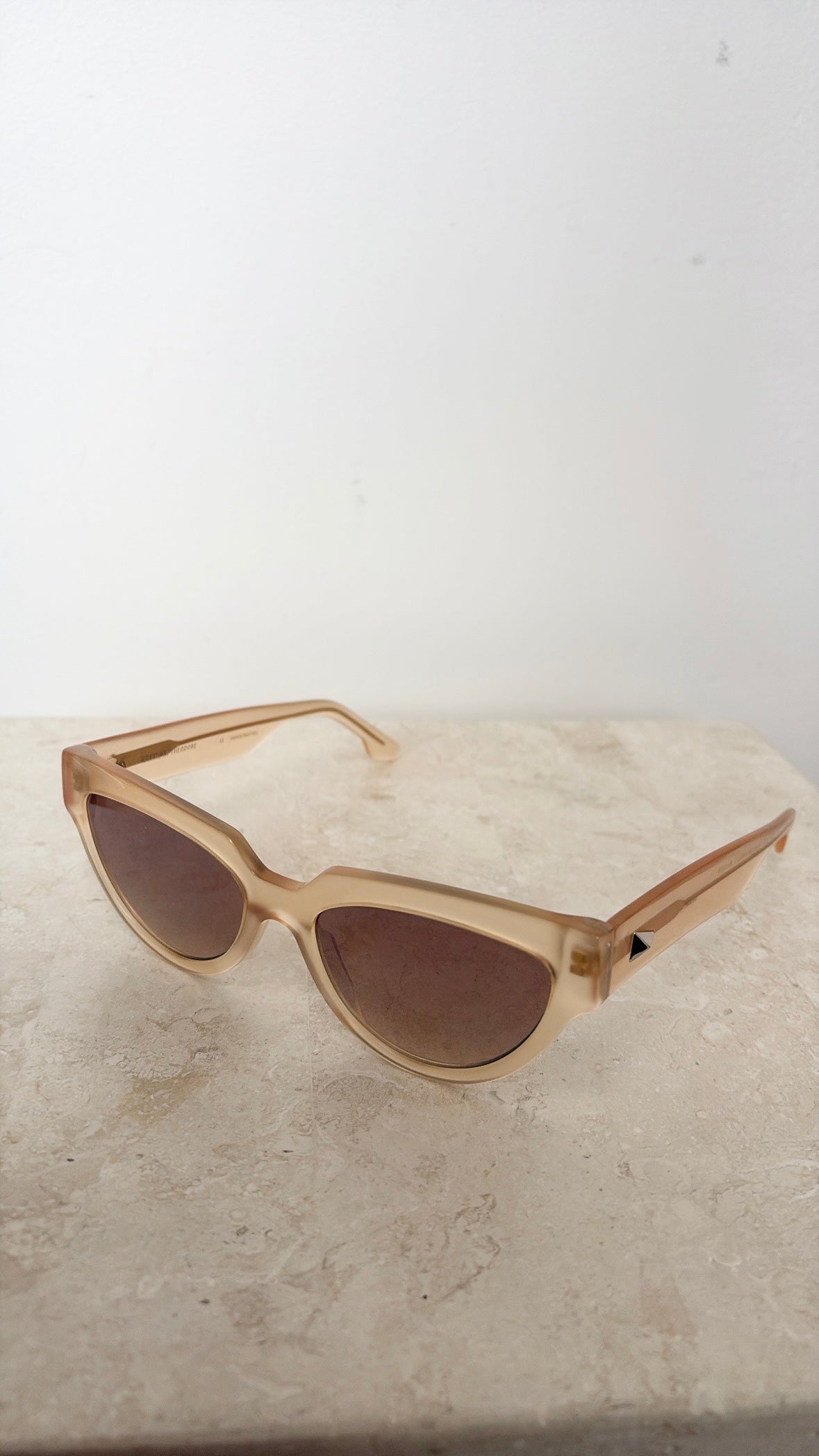 Scanlan Theodore Peach Cat Eye Sunglasses