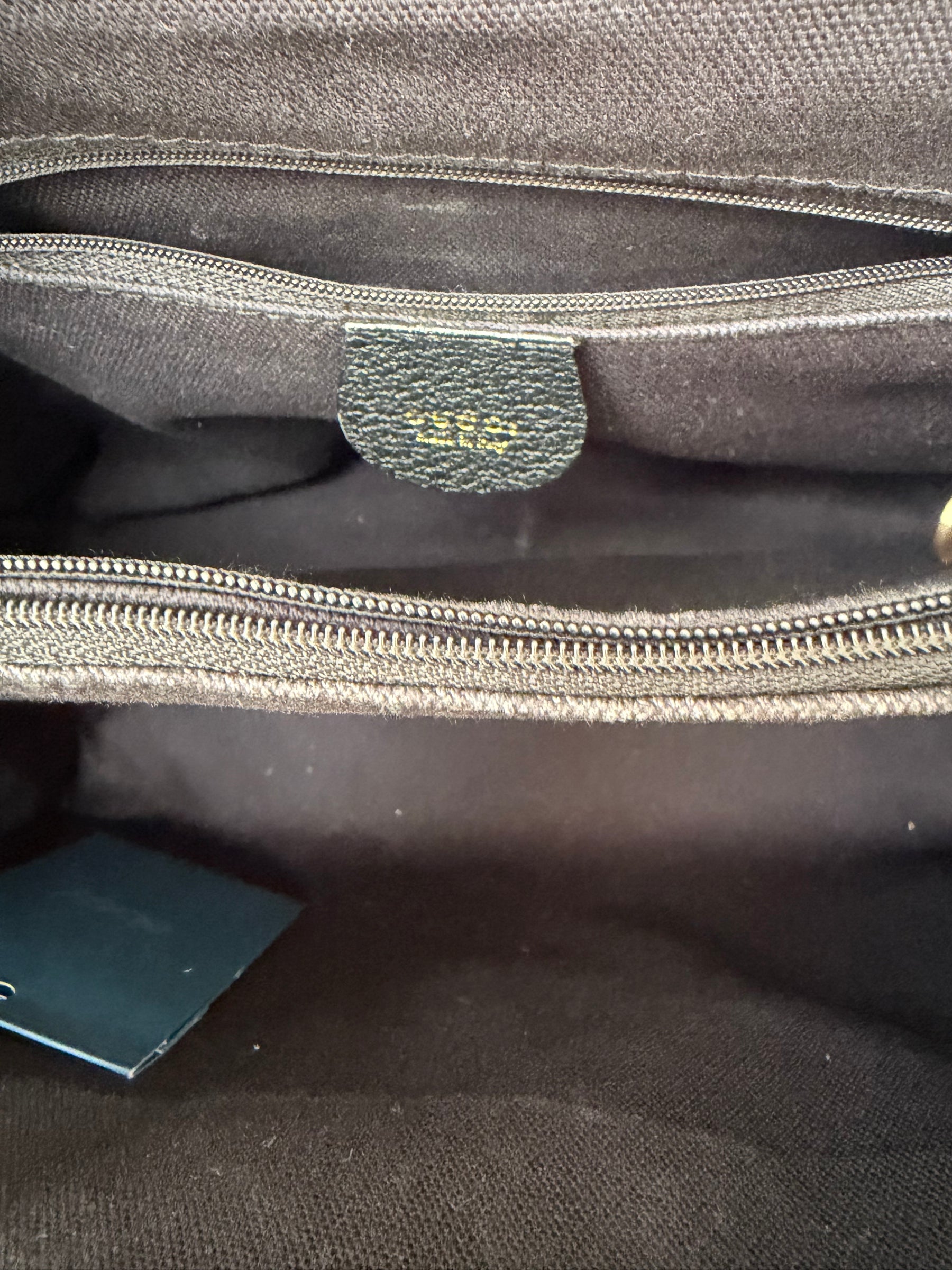 Gucci Black Suede and Leather Bamboo Diana Tote