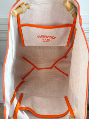 Hermès Multi Colour 'From My Window' Canvas Tote