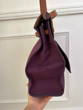 Hermès Purple Canvas Her Bag 39