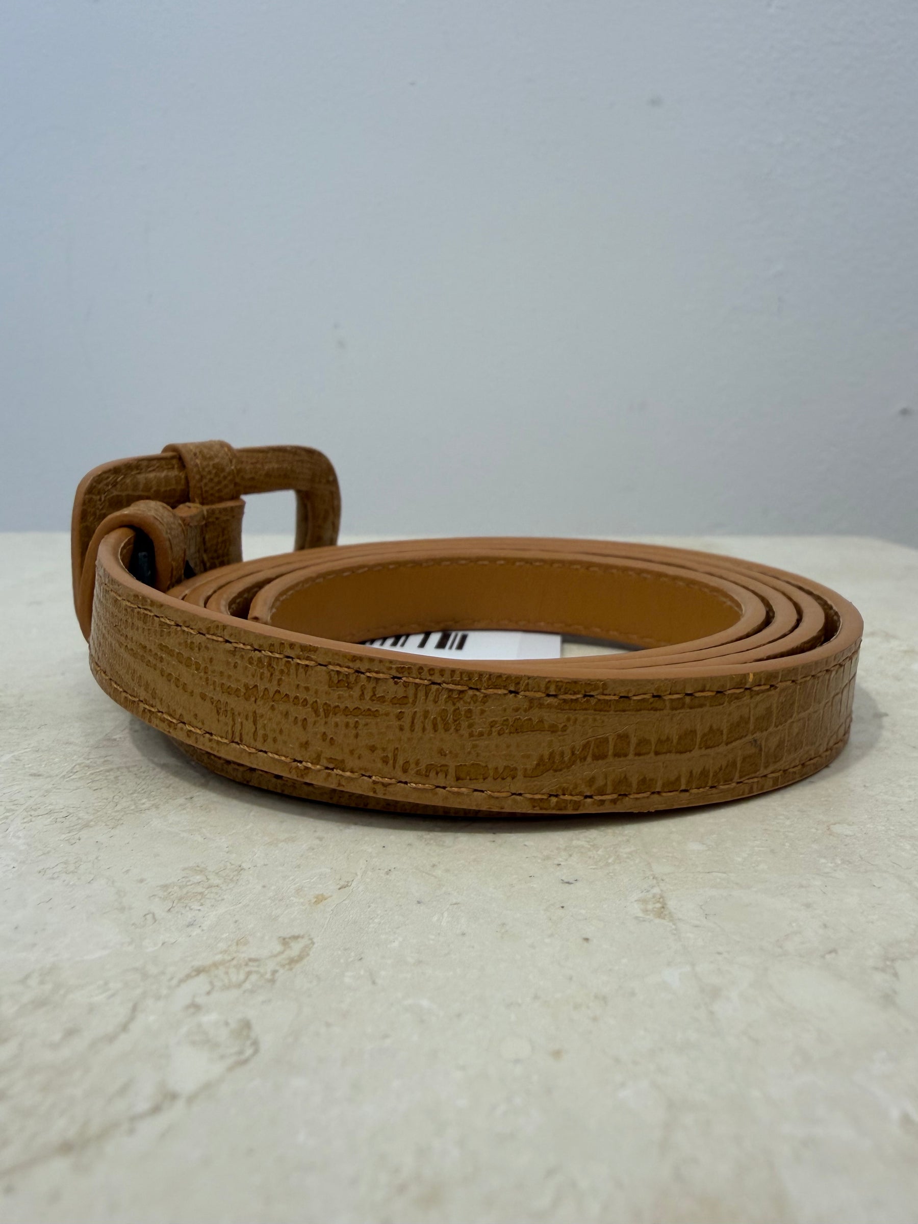 Zimmermann Brown Textured Leather Belt, OS