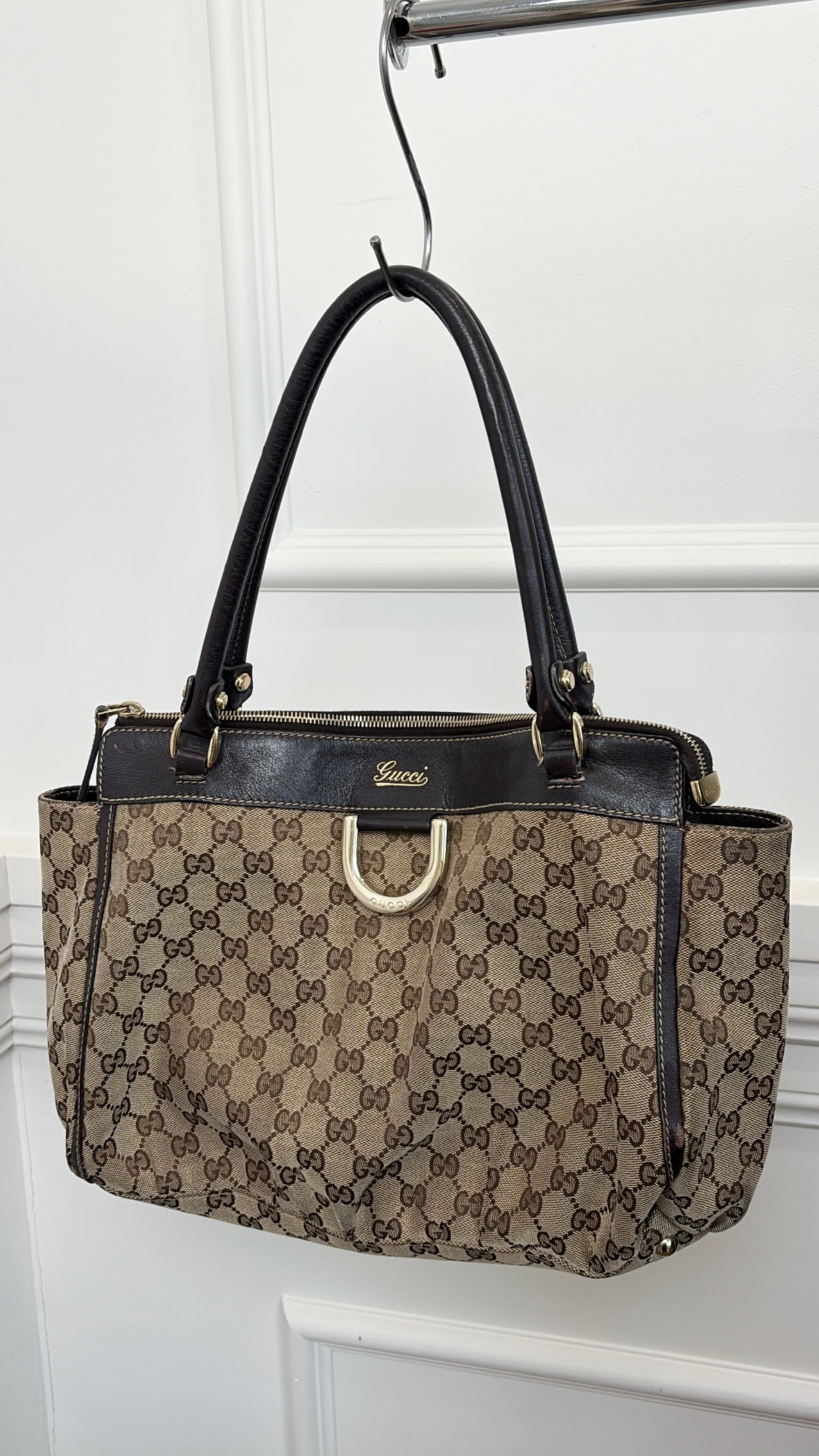 Gucci Monogram D Ring Tote