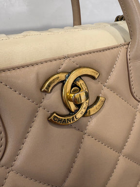 Chanel Portobello Tote Bag Quilted Lambskin Gold Tone HW