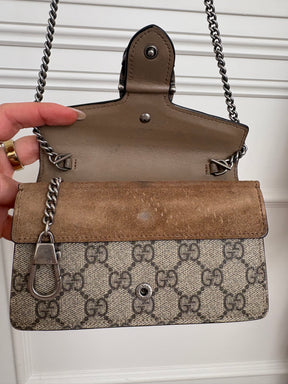 Gucci Dionysus Super Mini Chain Shoulder Crossbody Bag