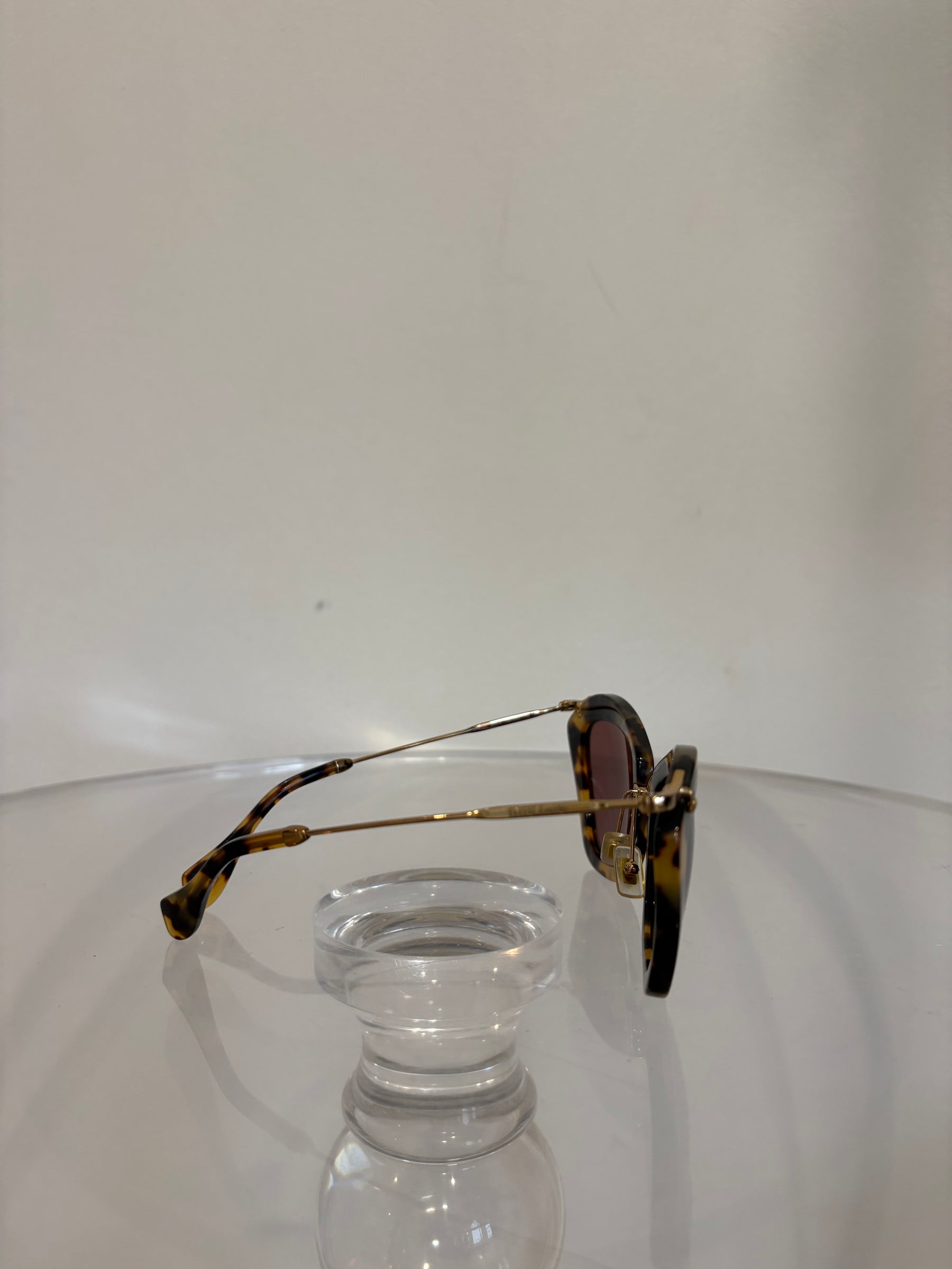 Miu Miu Tortoiseshell Cat Eye Sunglasses