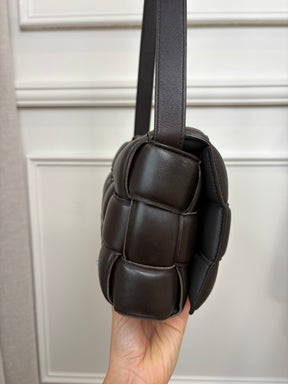 Bottega Venetta Padded Cassette Bag In Brown, 8 AU