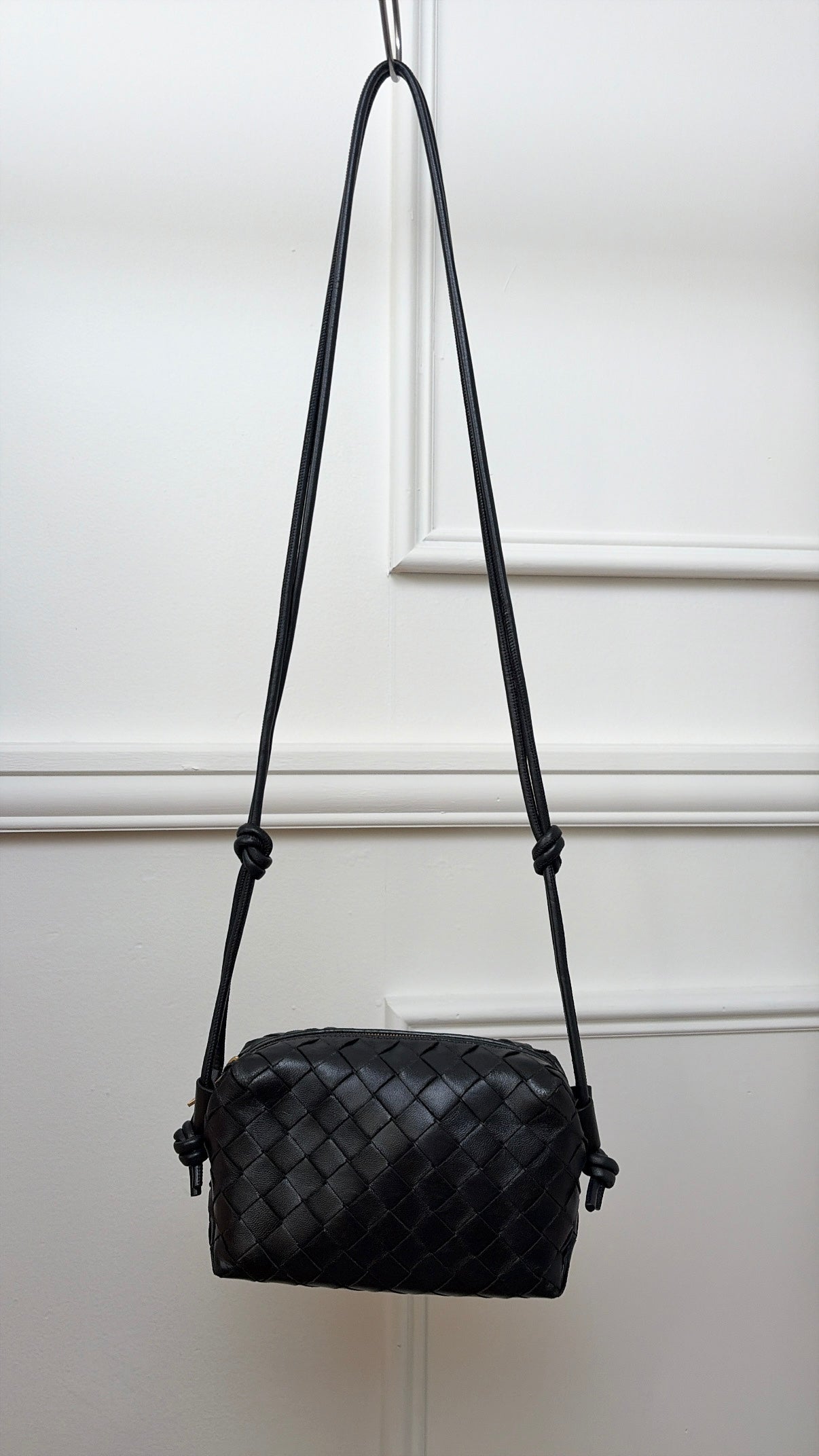 Bottega Veneta Mini Loop Camera Bag Black