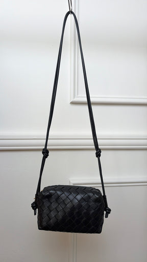 Bottega Veneta Mini Loop Camera Bag Black