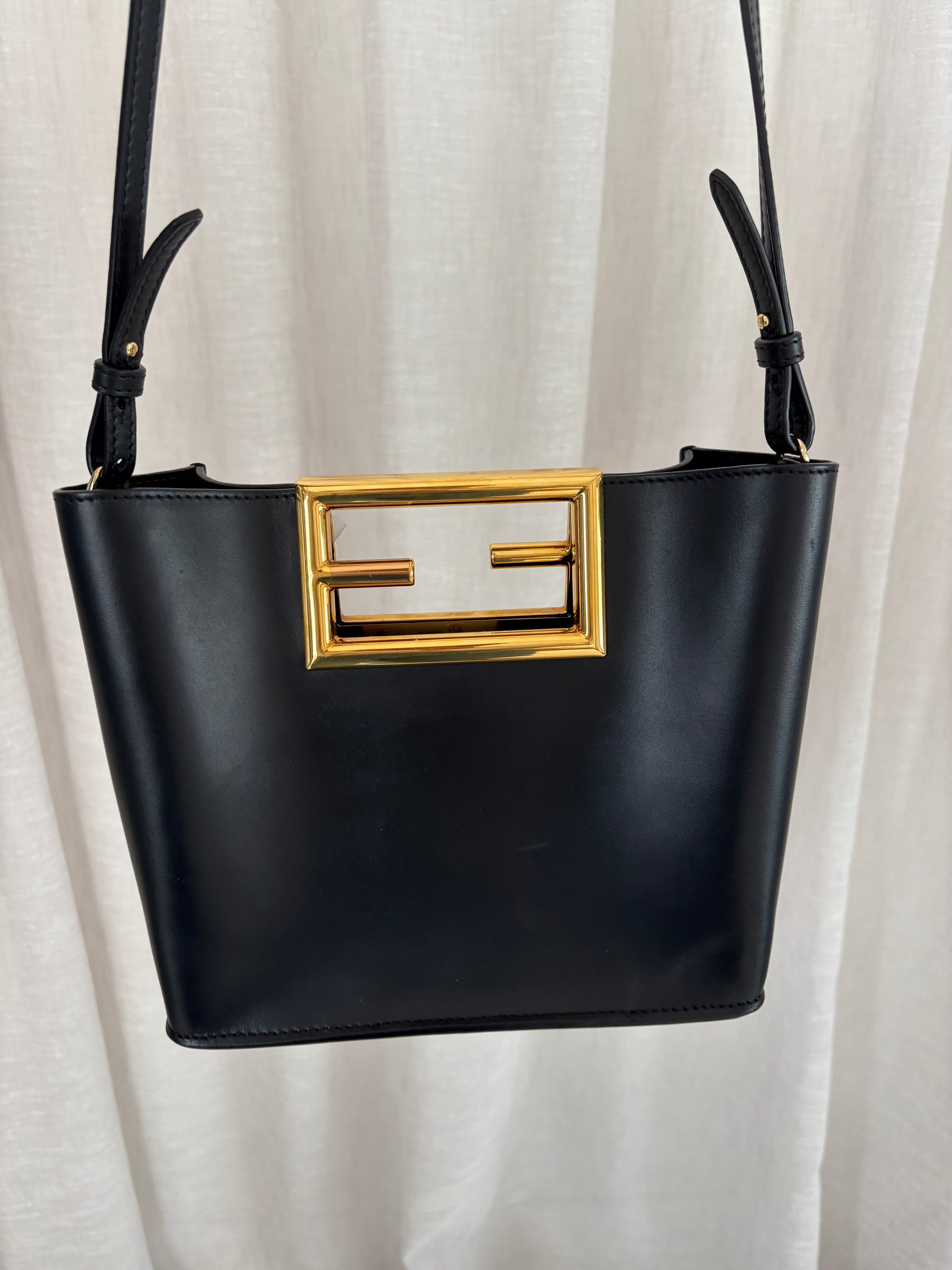 Fendi Black Small Way Tote