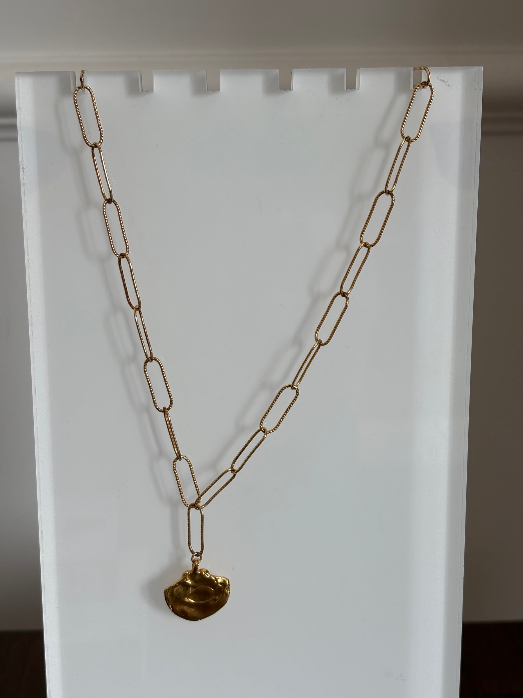 Alighieri Gold Plated Pendant Necklace