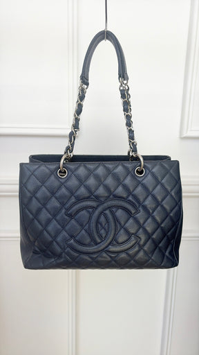 Chanel Navy Caviar Leather GST