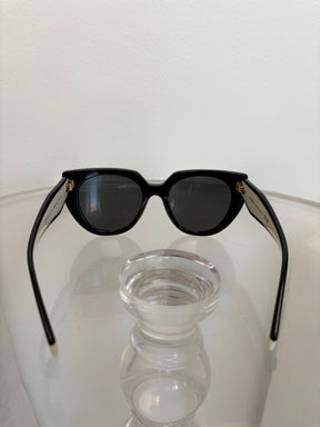 Prada Black And White Sunglasses