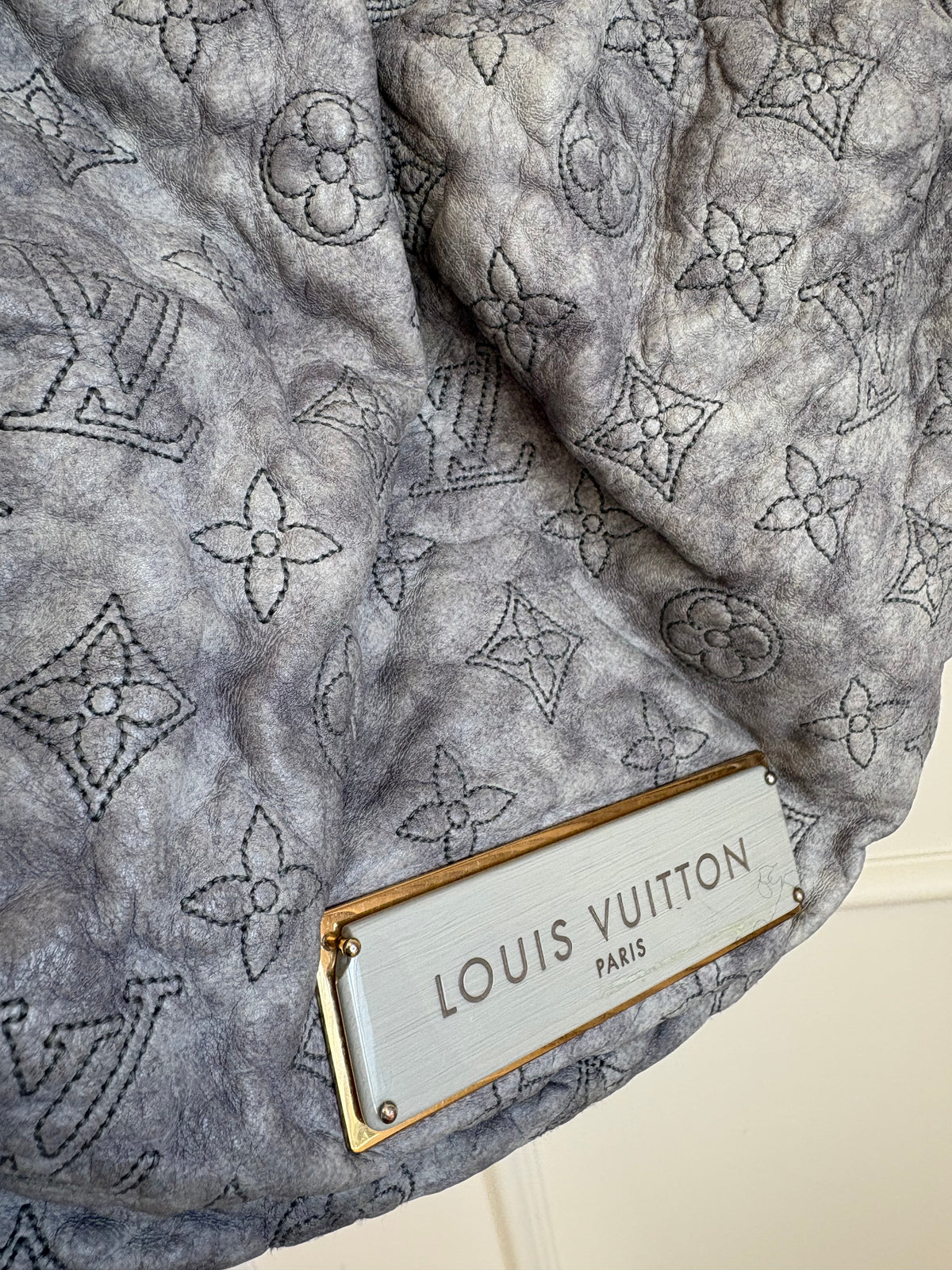 Louis Vuitton Gris Perle Monogram Olympe Nimbus Bag