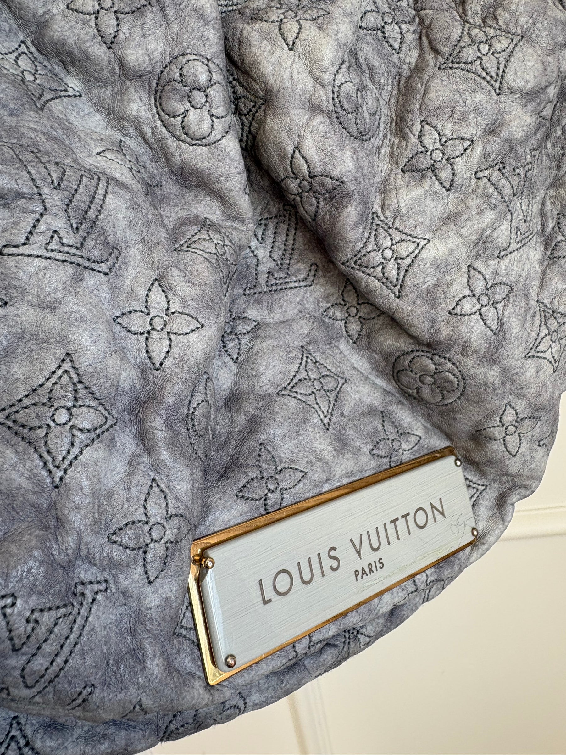 Louis Vuitton Gris Perle Monogram Olympe Nimbus Bag