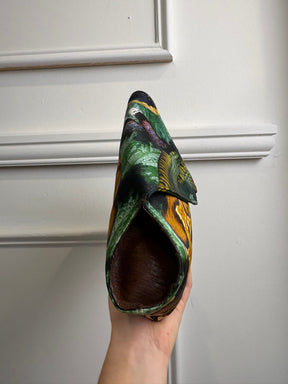 Alexander McQueen Multi Reptile Print Manta Clutch