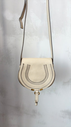 Chloé Cream leather Small Marcie Bag