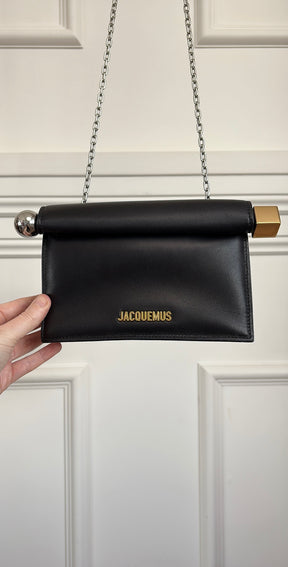Jacquemus La Petite Pochette Rond Carré Clutch Bag