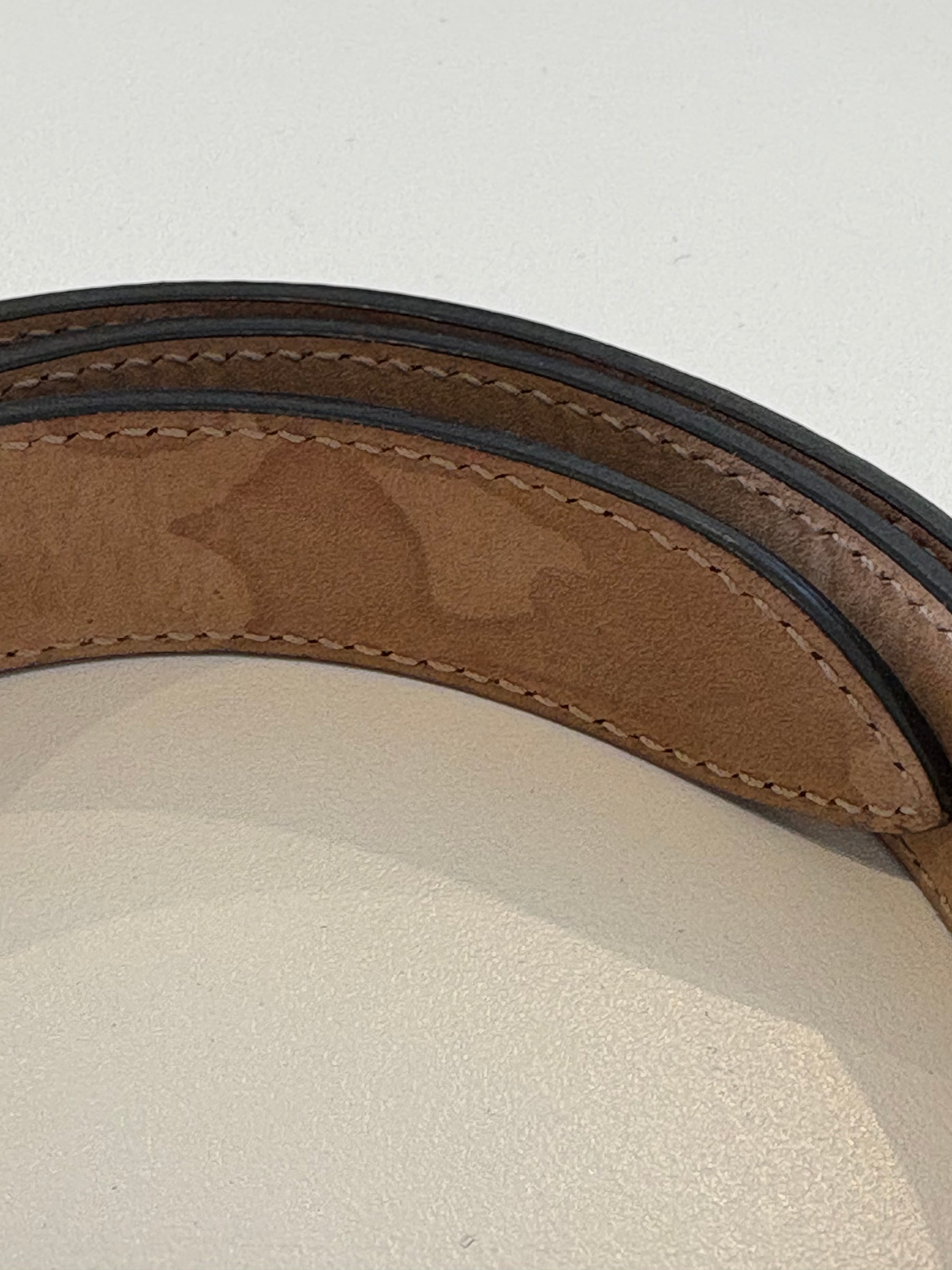 Gucci Leather GG Belt Black, 85/34