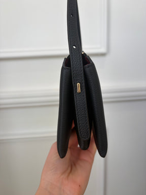 Cartier Black Leather Mini Trinity Bag