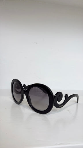 Prada Round Frame Sunglasses Black