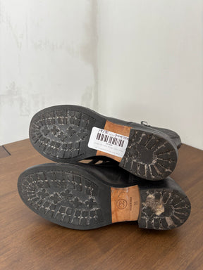 Chanel Black Quilted Leather Boots, 35