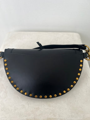 Isabel Marant Black Leather Skano Belt Bag