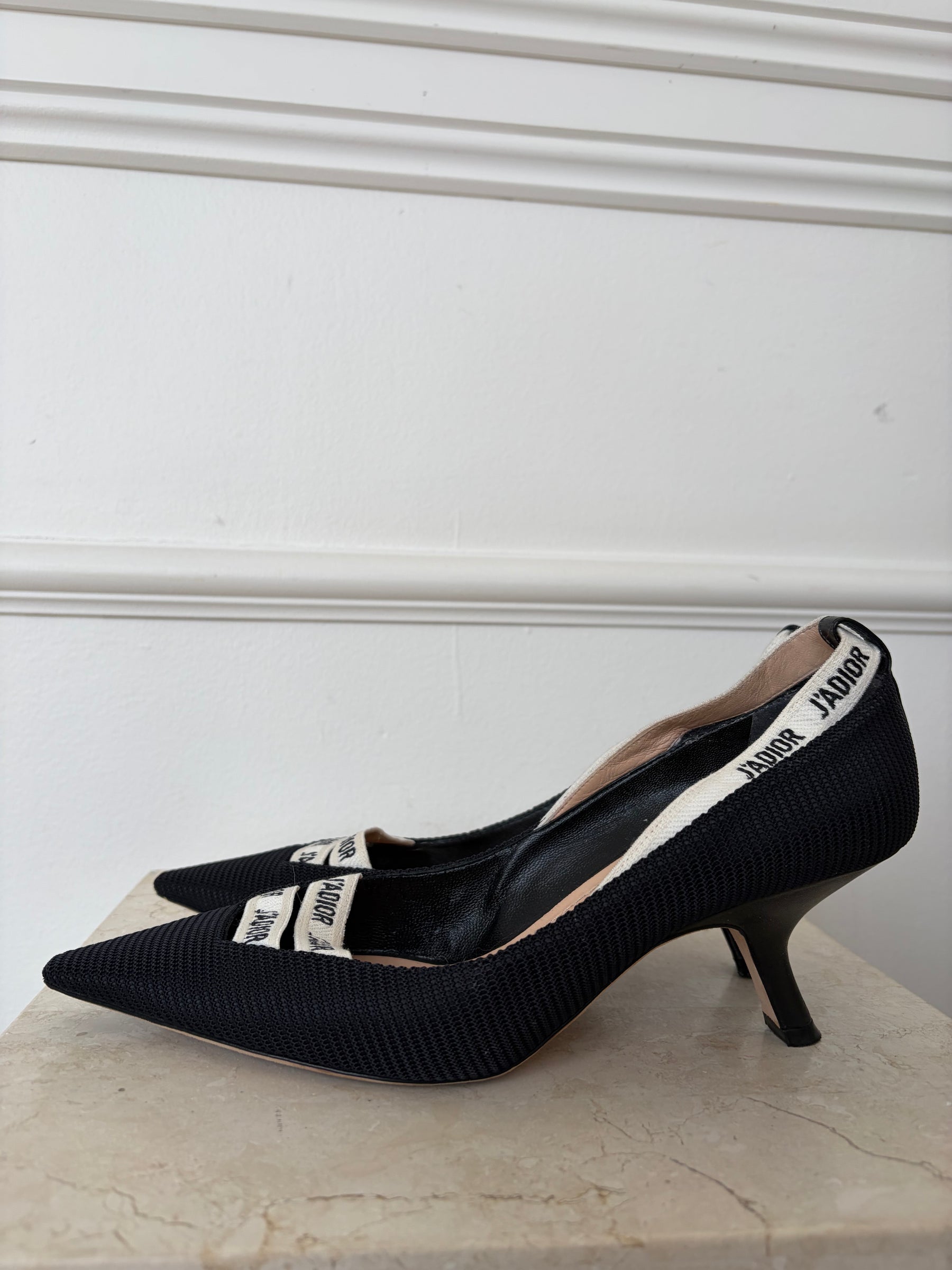 Dior Black Technical J'adior Pump, 38 D