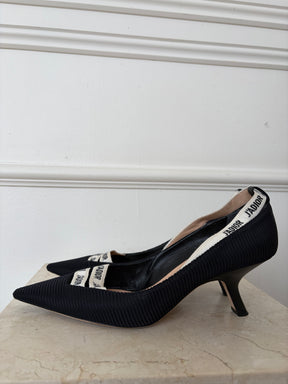 Dior Black Technical J'adior Pump, 38 D