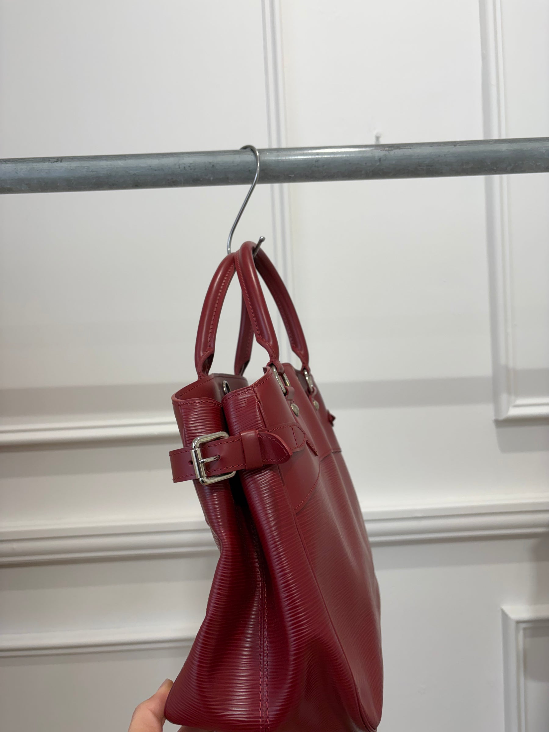 Louis Vuitton Red Epi Passy PM Tote Bag Louis Vuitton