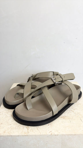 A.EMERY Sage Leather Sandal, 38