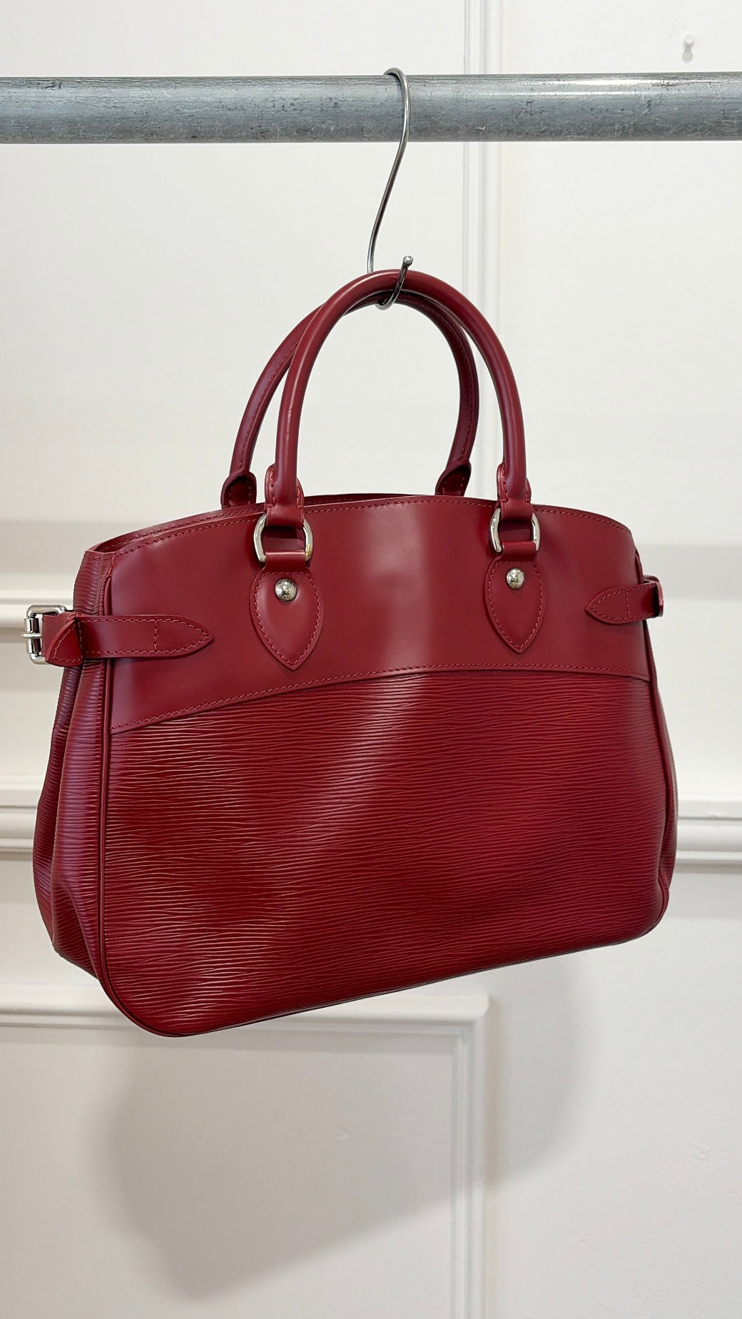 Louis Vuitton Red Epi Passy PM Tote Bag Louis Vuitton