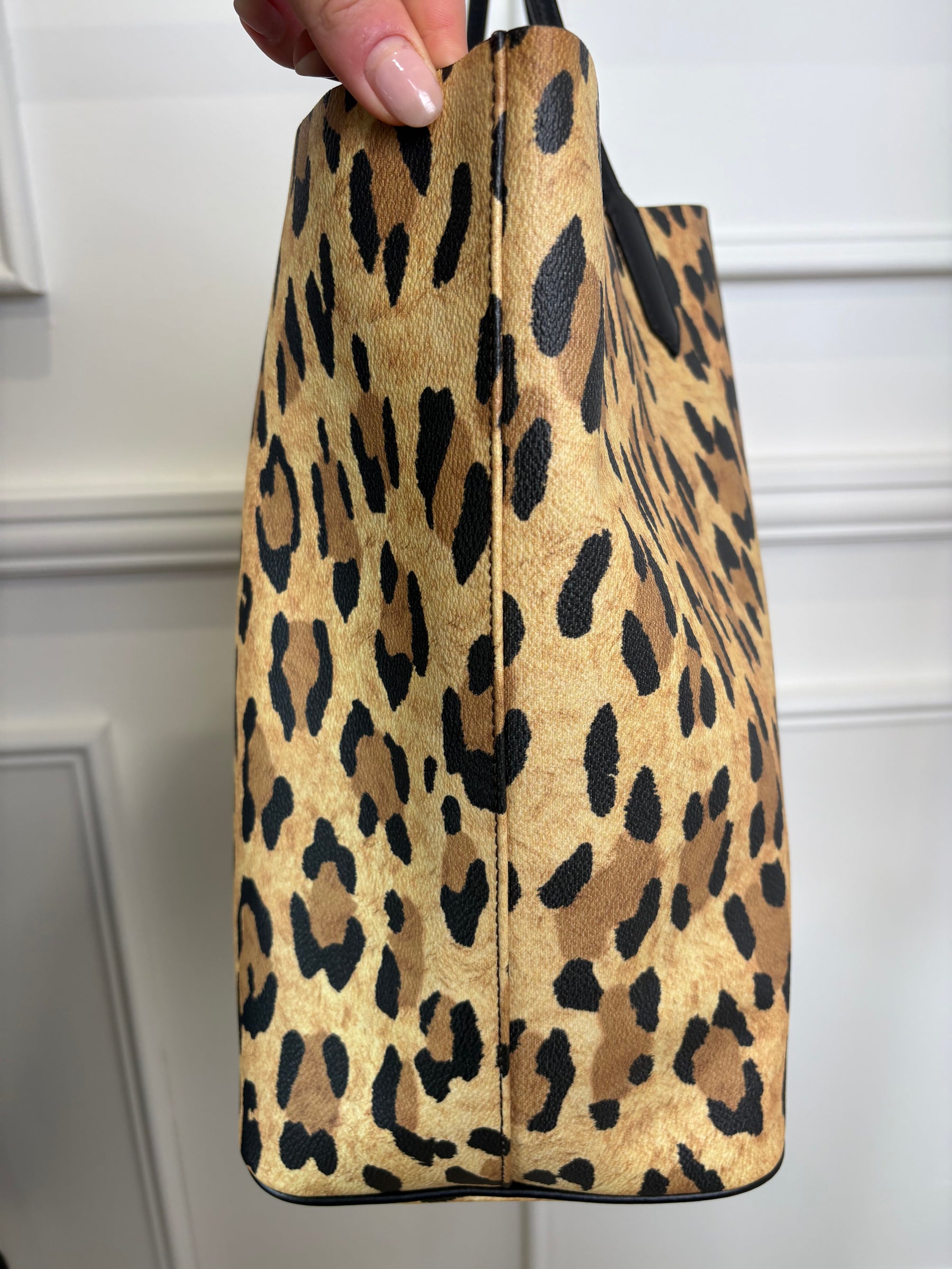 Givenchy Leopard Print Shopper Tote