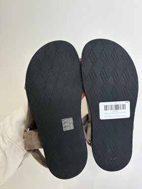 THE ATTICO Faux Suede Stappy Sandal, 36
