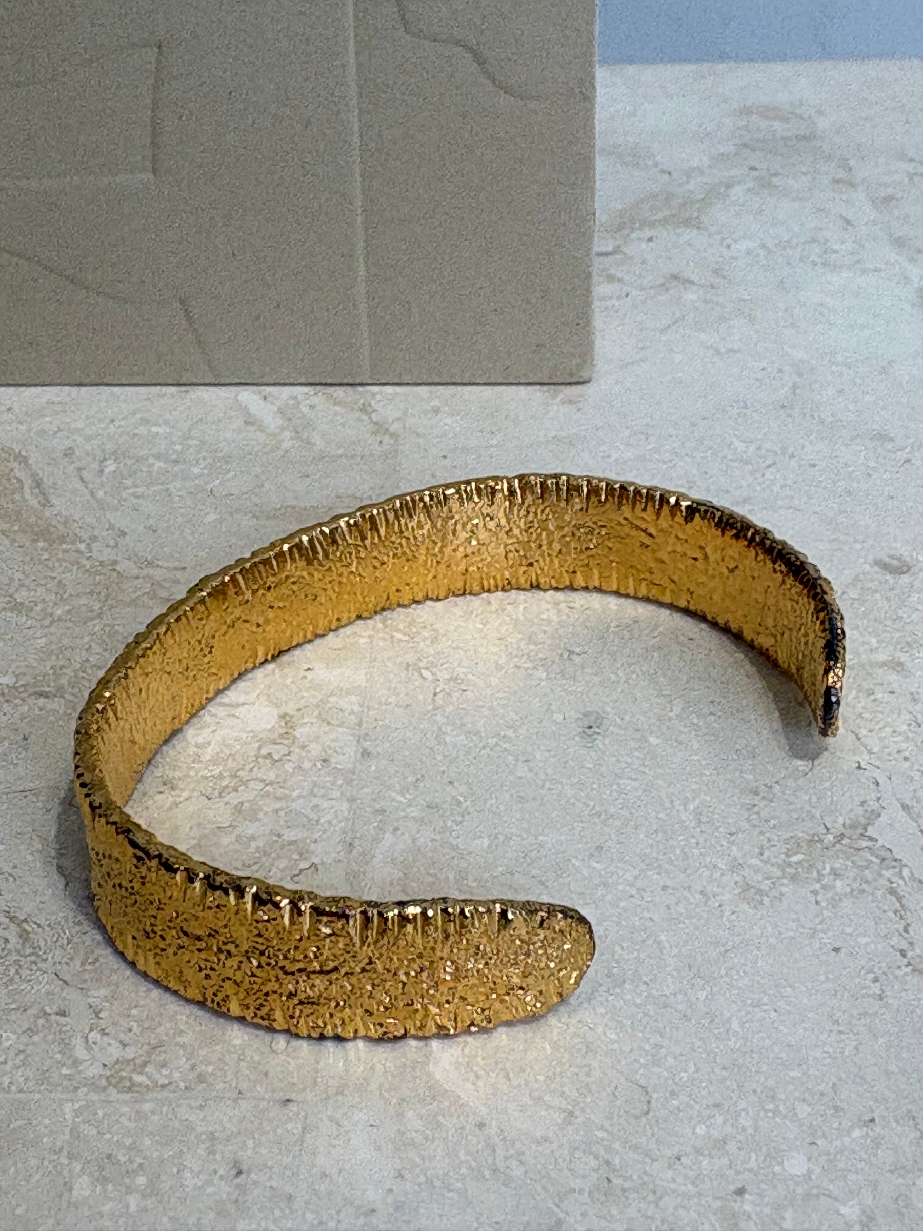 Lucy Folk Anchovy Cuff Gold Tone