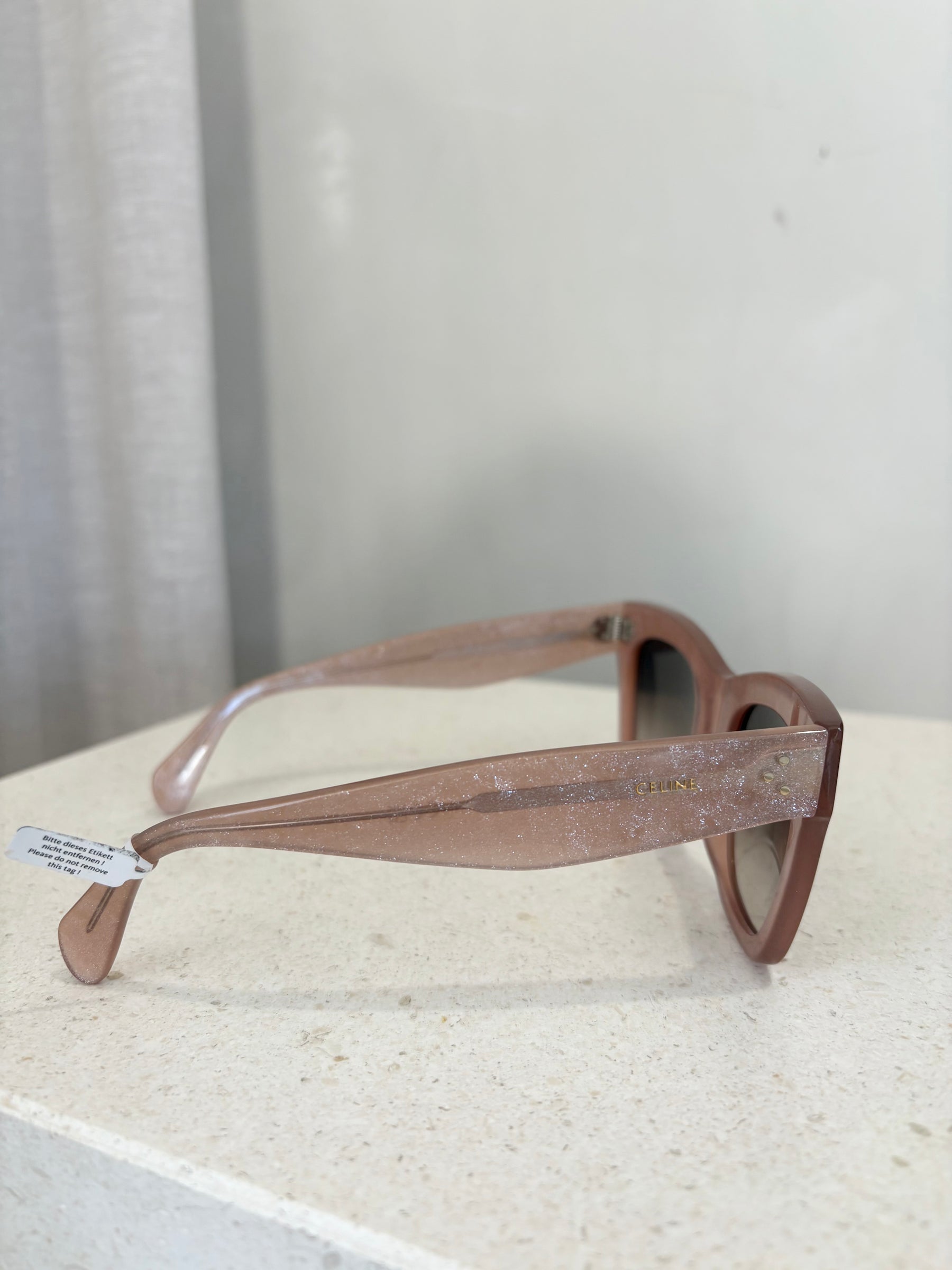 Celine Pink Glitter Sunglasses