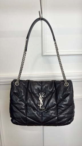 Saint Laurent Lou Puffer In Lambskin Medium