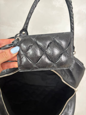 Balenciaga Plombe Quilted Chevre Leather Matelasse MM Bag