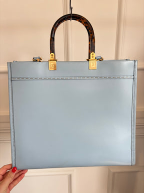 Fendi Pale Blue Sunshine Tote