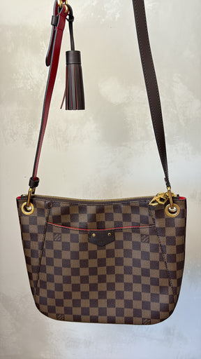 Louis Vuitton Damier Ebene 'South Bank Besace' Messenger Bag, 0