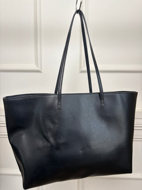 Fendi Black Leather Monster Tote
