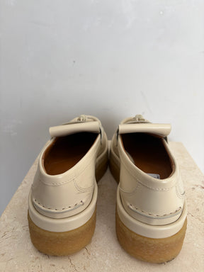 Chloé Jamie Loafers In Eggshell, 38