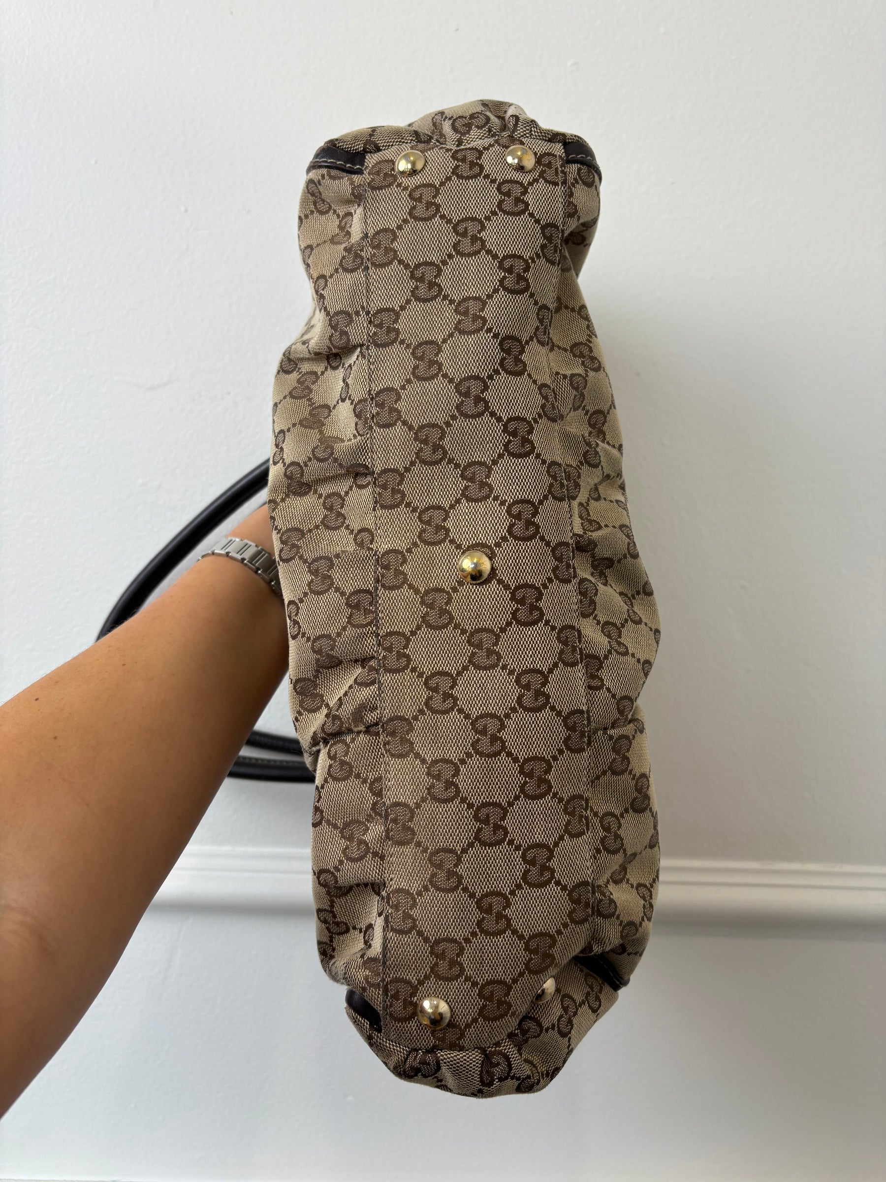 Gucci Monogram D Ring Tote
