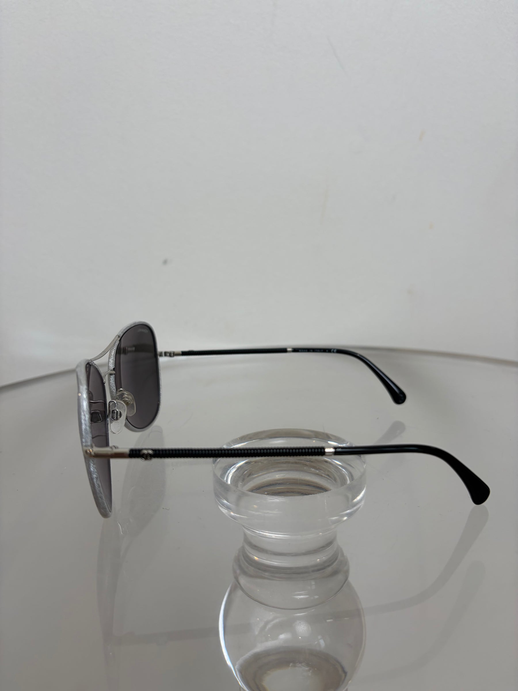Chanel Silver Reflective Sunglasses