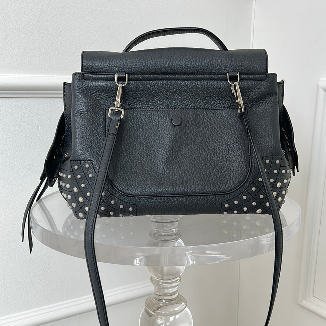 Tods Dark Grey Wave Bag
