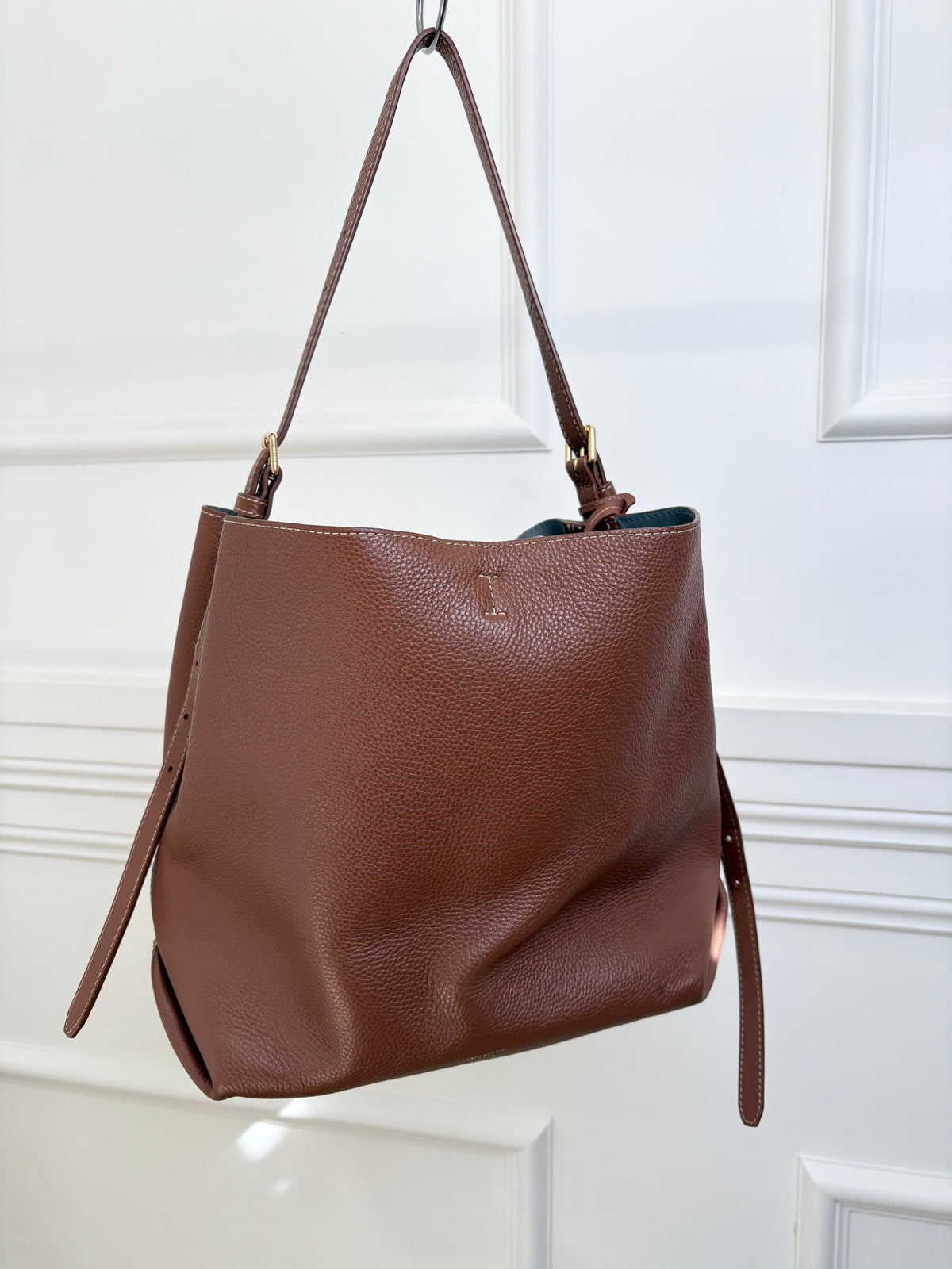 OROTON Margot Hobo Brown Leather