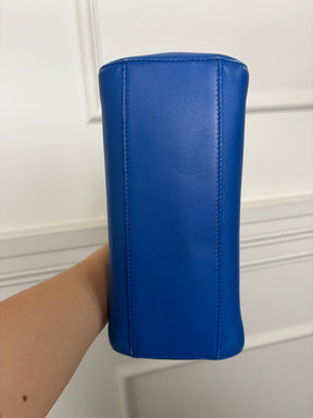 Fendi Blue Leather Mini Peekaboo
