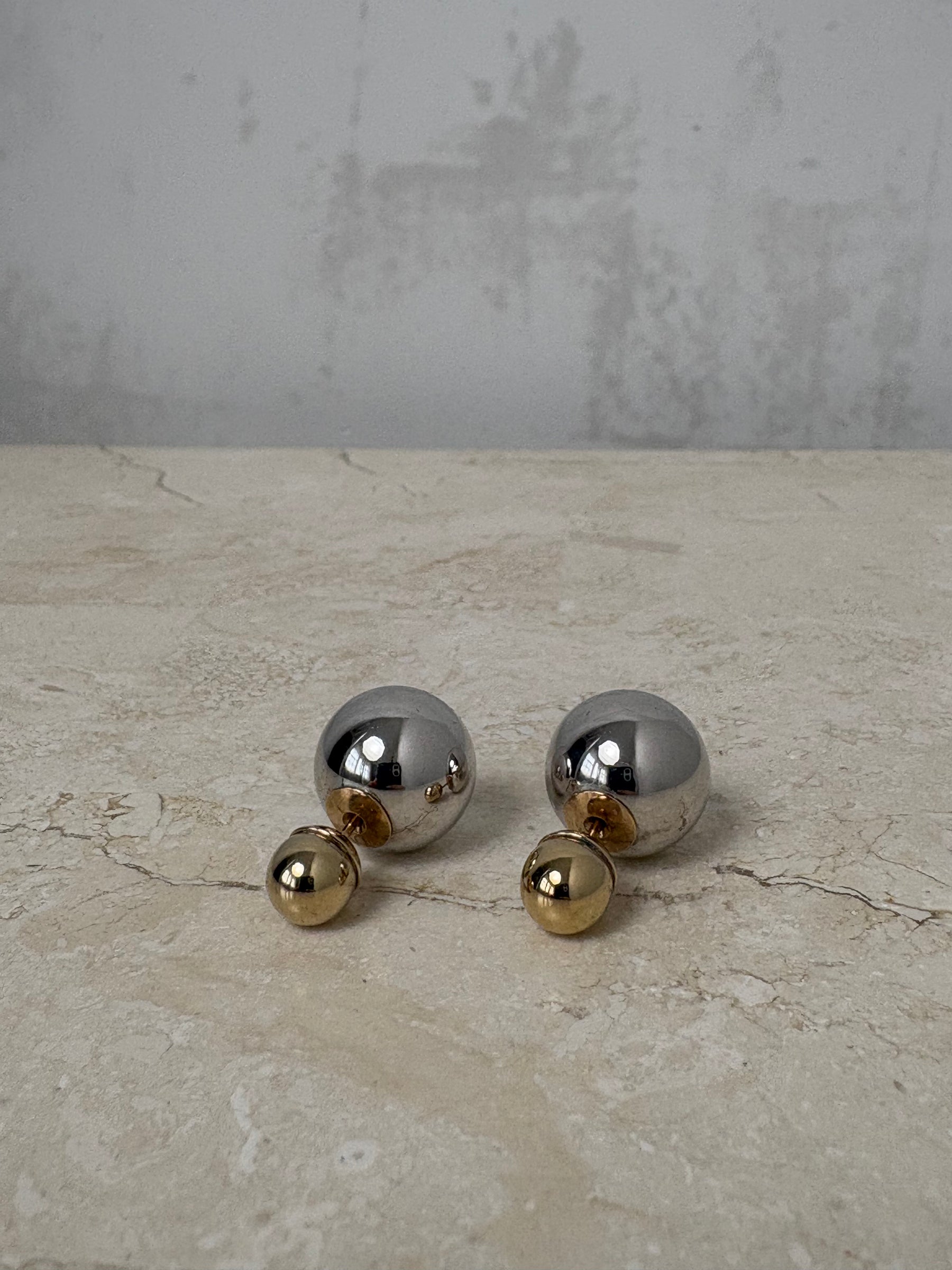 Dior Silver and Gold Tribales Earrings