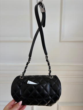 Chanel Black Leather Uniform Belt Bag